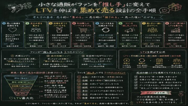 小さな通販が「ファン＝推し手」で集めて売るを更新する