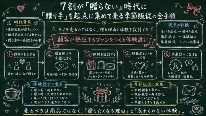 お中元・サマーギフト通販の集客術｜「贈り手」を設計して夏ギフトを集めて売る方法
