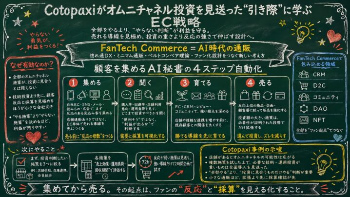 バズワードに踊らされないEC戦略、Cotopaxiの「選択と集中」に学ぶ投資を見送る判断軸