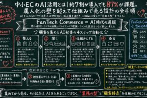 約7割導入・87%が課題の今、小さな通販は「業務整理」から始めなさい