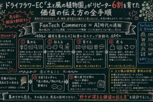 ドライフラワーEC「土と風の植物園」の設計手順