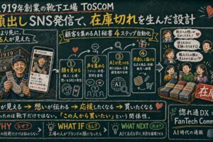 靴下工場TOSCOMに学ぶ顔出しSNSで集めて売る5ステップ