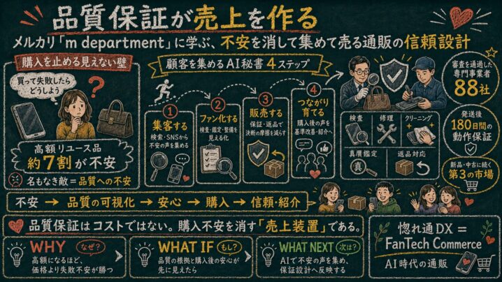 メルカリ第3の市場に学ぶ不安解消の設計手順