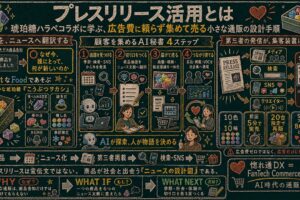 プレスリリース活用で広告費に頼らず売る｜琥珀糖ハラペコラボの3つの仕掛けを通販コンサルが解説