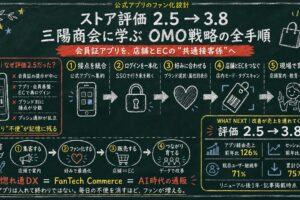 三陽商会ストア評価2.5→3.8に学ぶ顧客接点の直し方
