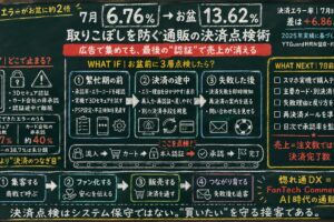 お盆商戦で7月比約2倍に増える取りこぼしを防ぐEC決済環境の点検手順