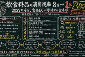 飲食料品ECが2027年4月までに整える価格表示・定期購入・告知の設計手順