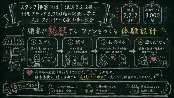 流通2,212億円・利用ブランド3,000超の実測に学ぶ、人にファンがつく売り場の設計