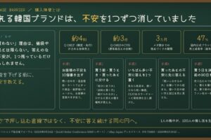 購入障壁とは｜売れる韓国ブランドは、不安を1つずつ消していました