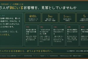 代理購入とは｜使う人が別にいるお客様を、見落としていませんか
